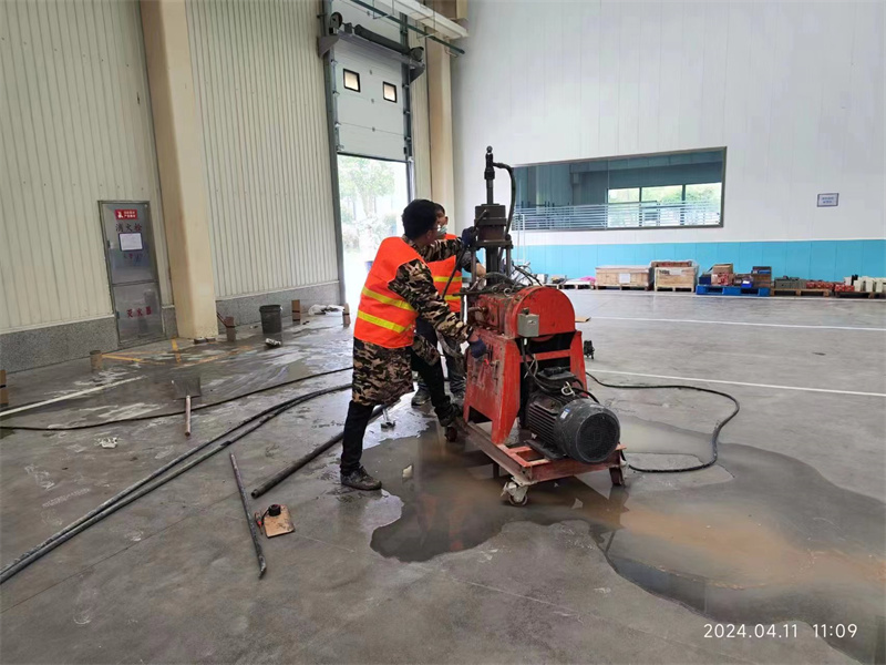 大田厂房地面下沉塌陷注浆加固施工